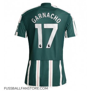 Manchester United Alejandro Garnacho #17 Replik Auswärtstrikot 2023-24 Kurzarm